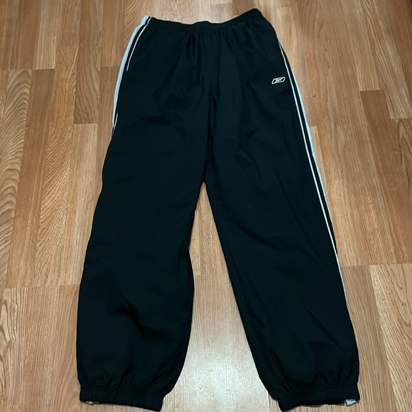 RBX Black Windbreaker Jogger Pants Sz L - Picture 1 of 8